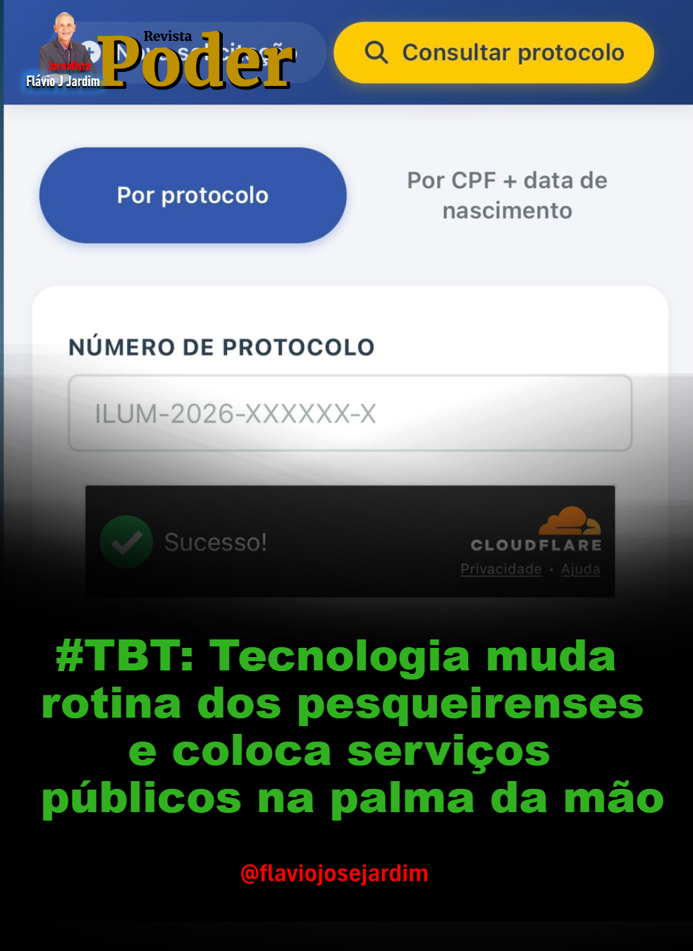 #TBT: Tecnologia muda rotina dos pesqueirenses e coloca serviços públicos na palma da mão