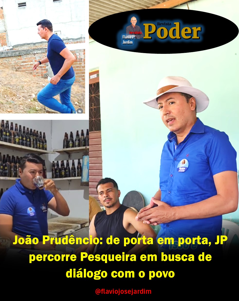 João Prudêncio: de porta em porta, JP percorre Pesqueira em busca de diálogo com o povo