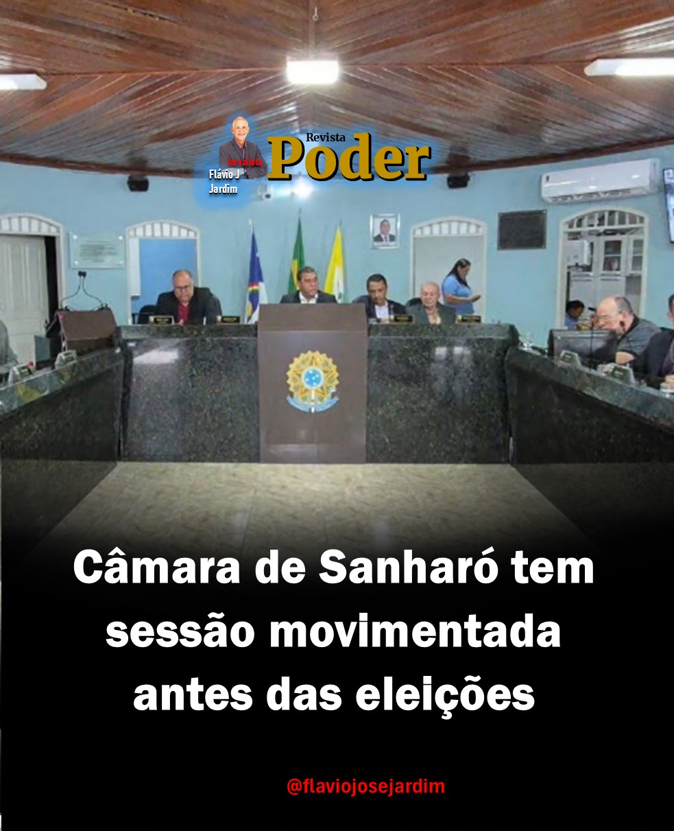Câmara de Sanharó tem sessão movimentada antes das eleições, com segurança, saúde, alimentação e discursos políticos
