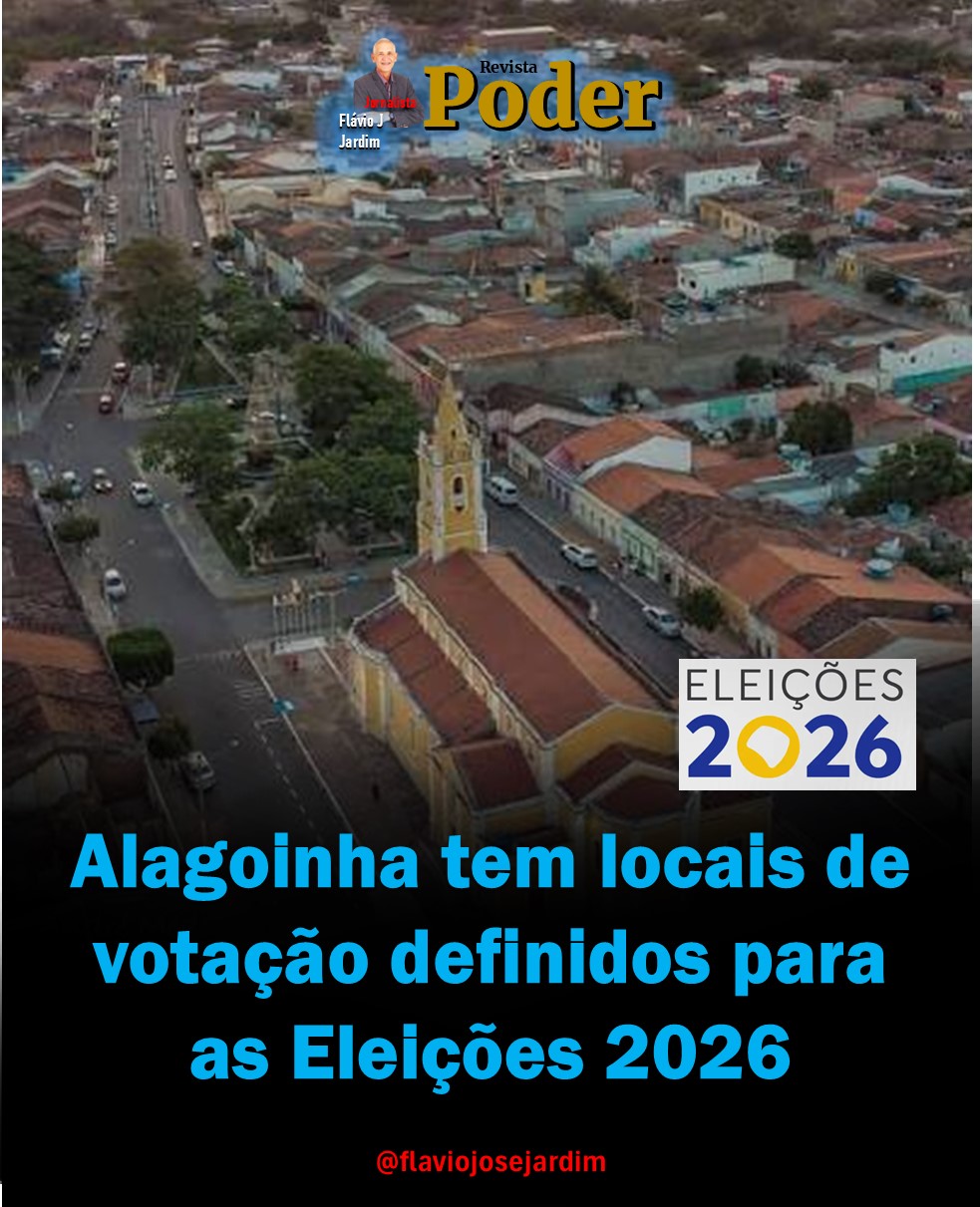 Alagoinha tem locais de votação definidos para as Eleições 2026