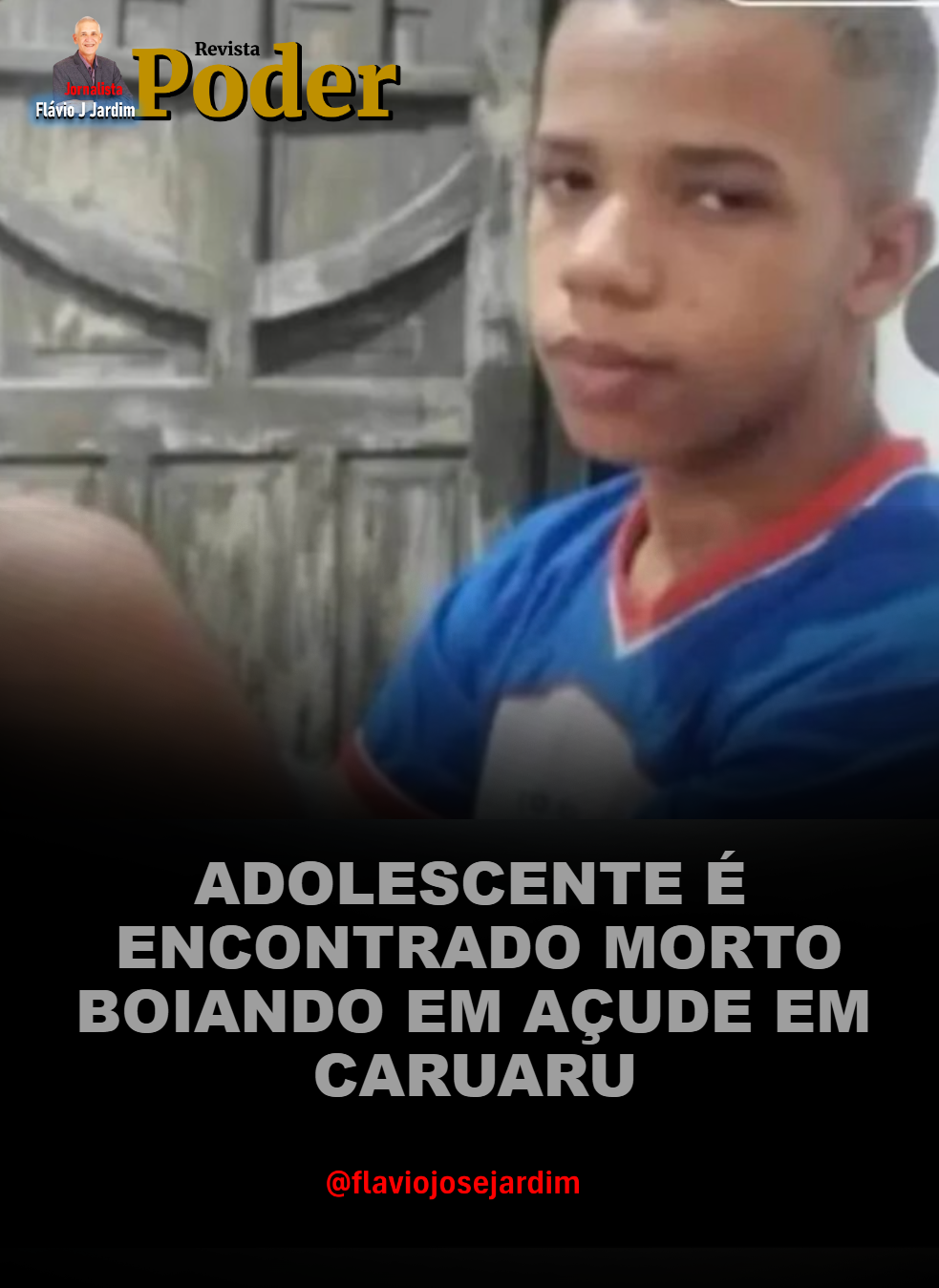 ADOLESCENTE É ENCONTRADO MORTO BOIANDO EM AÇUDE EM CARUARU