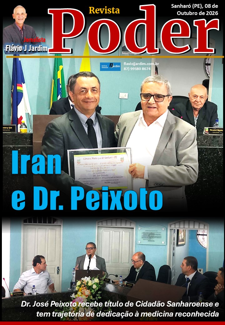 IRAN BATISTA E CÂMARA DE SANHARÓ | Dr. José Peixoto recebe título de Cidadão Sanharoense e tem trajetória de dedicação à medicina reconhecida