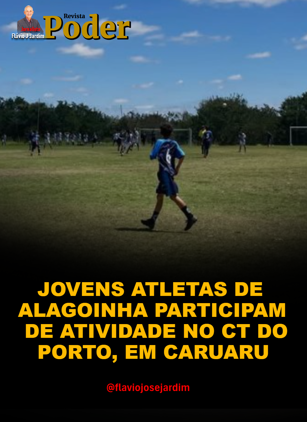 JOVENS ATLETAS DE ALAGOINHA PARTICIPAM DE ATIVIDADE NO CT DO PORTO, EM CARUARU