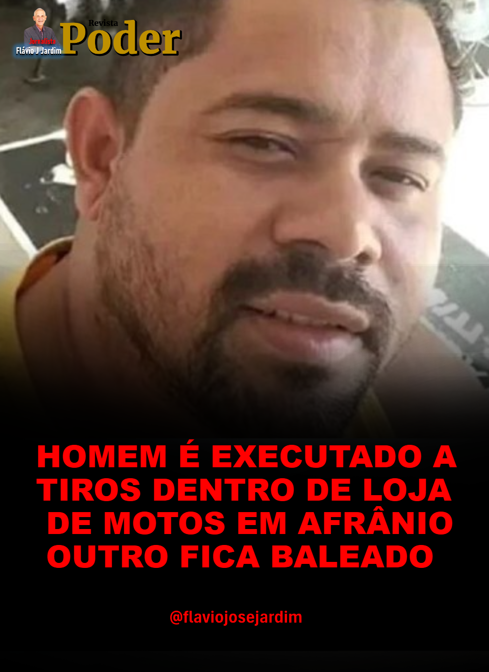 HOMEM É EXECUTADO A TIROS DENTRO DE LOJA DE MOTOS EM AFRÂNIO; OUTRO FICA BALEADO