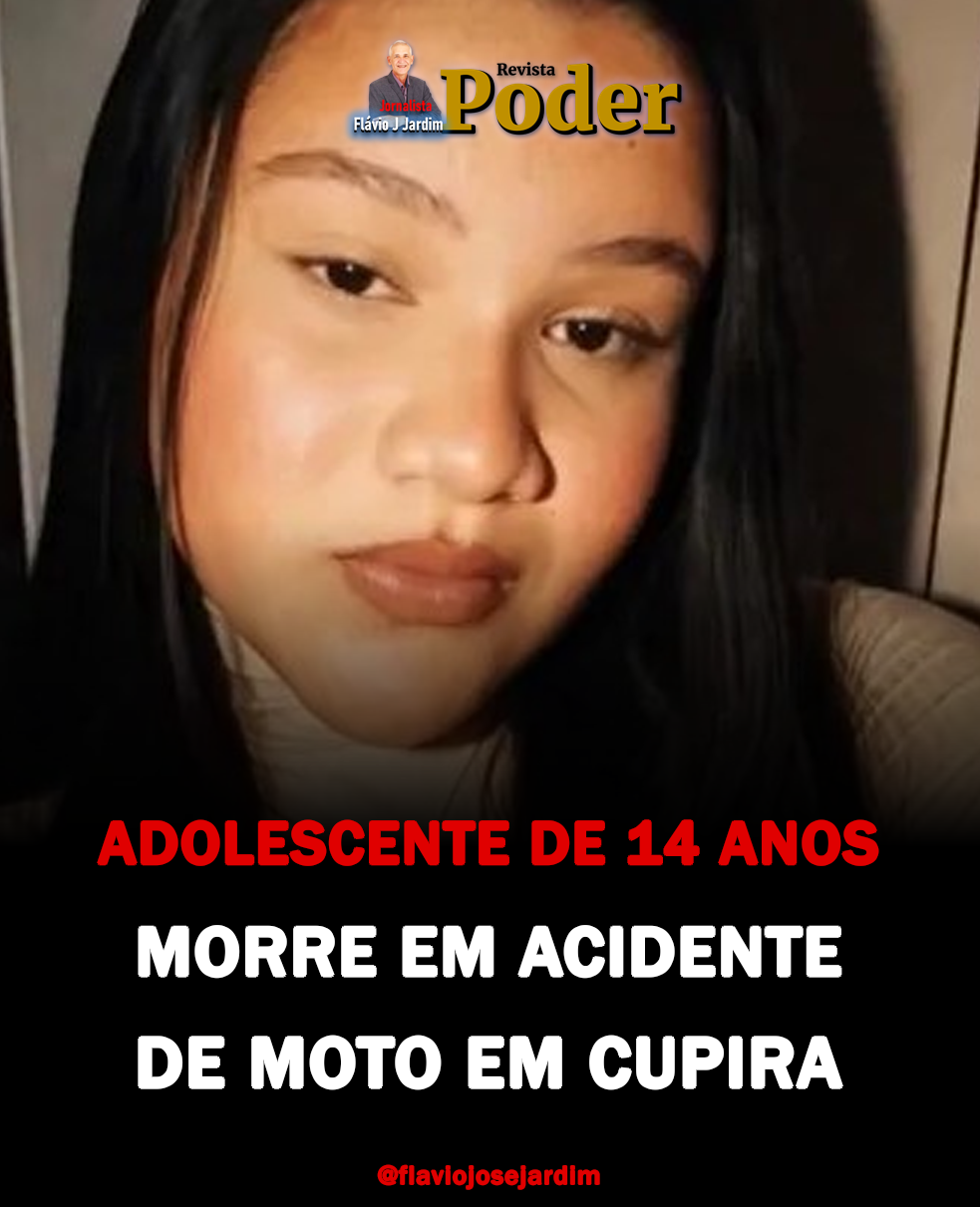 ADOLESCENTE DE 14 ANOS MORRE EM ACIDENTE DE MOTO EM CUPIRA