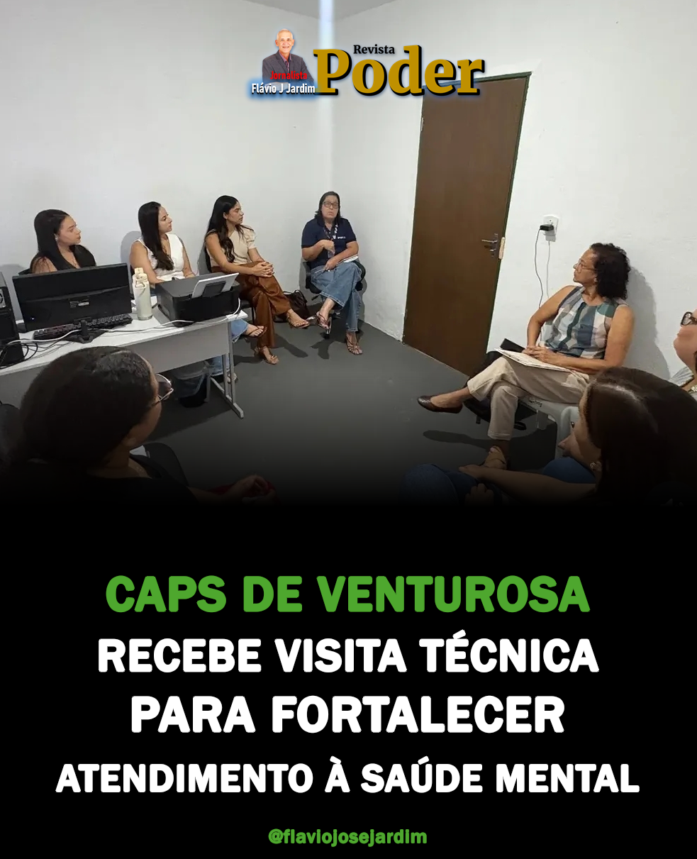 CAPS de Venturosa recebe visita técnica para fortalecer atendimento à saúde mental