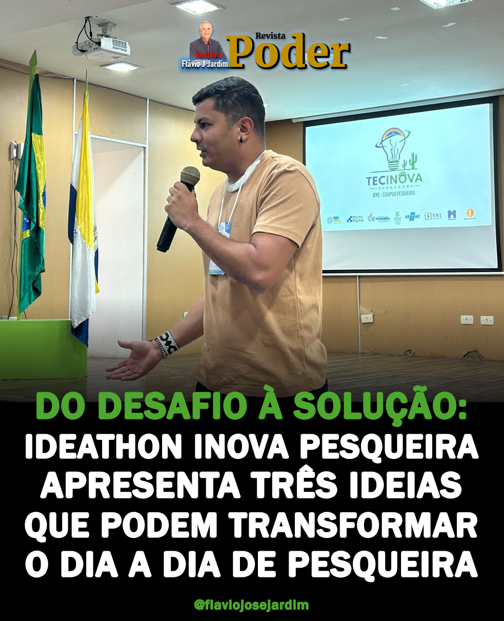 Do desafio à solução: Ideathon Inova Pesqueira apresenta três ideias que podem transformar o dia a dia de Pesqueira